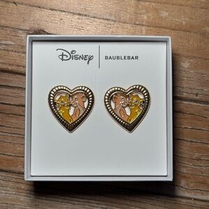 Simba and Nala Lion King Valentine’s Day earrings
